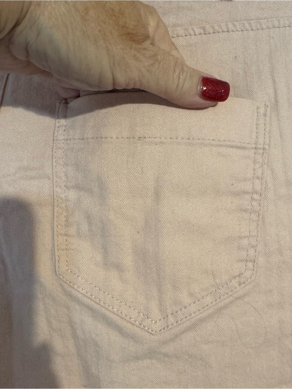 Old Navy Women's High-Waist Button-Front Shorts — Dusty Pink SIZe: 4 #I - Picture 6 of 8
